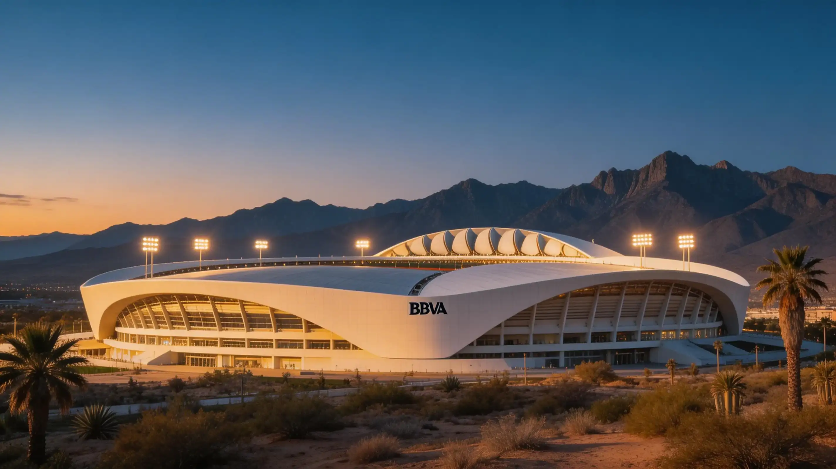 Estadio BBVA i Monterrey där Sverige spelar VM-premiär 2026
