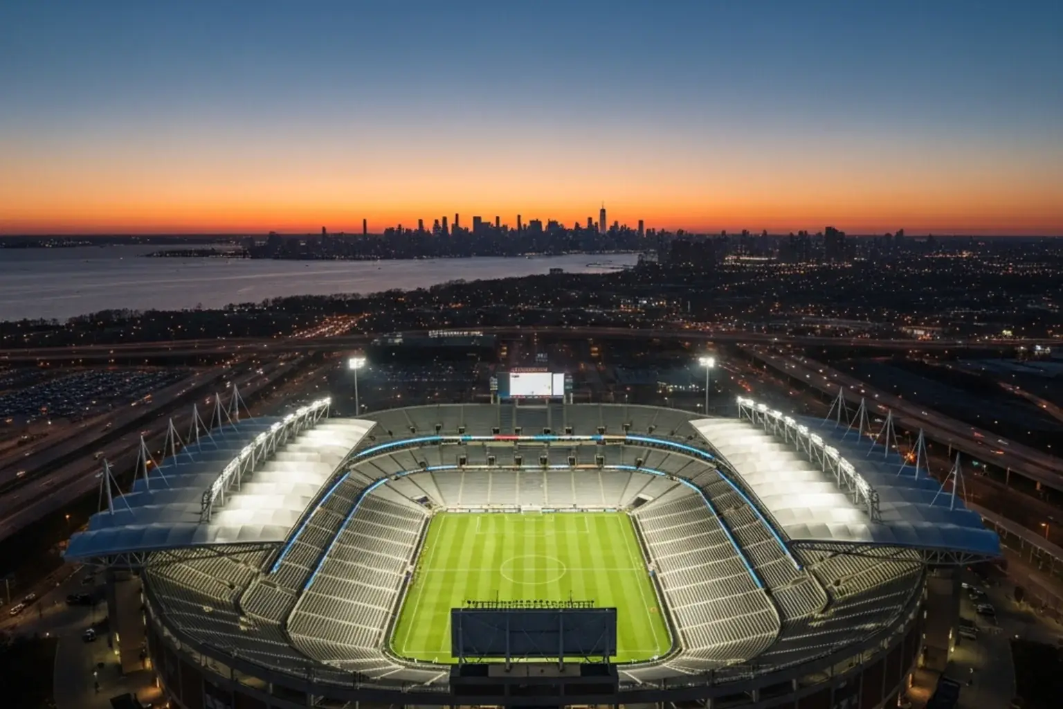 MetLife Stadium i New Jersey som är värd för VM-finalen 2026